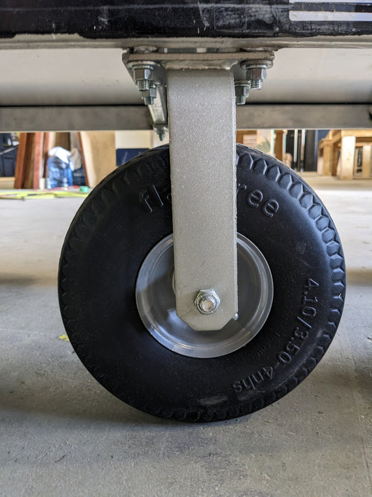 10” Flat Free Casters